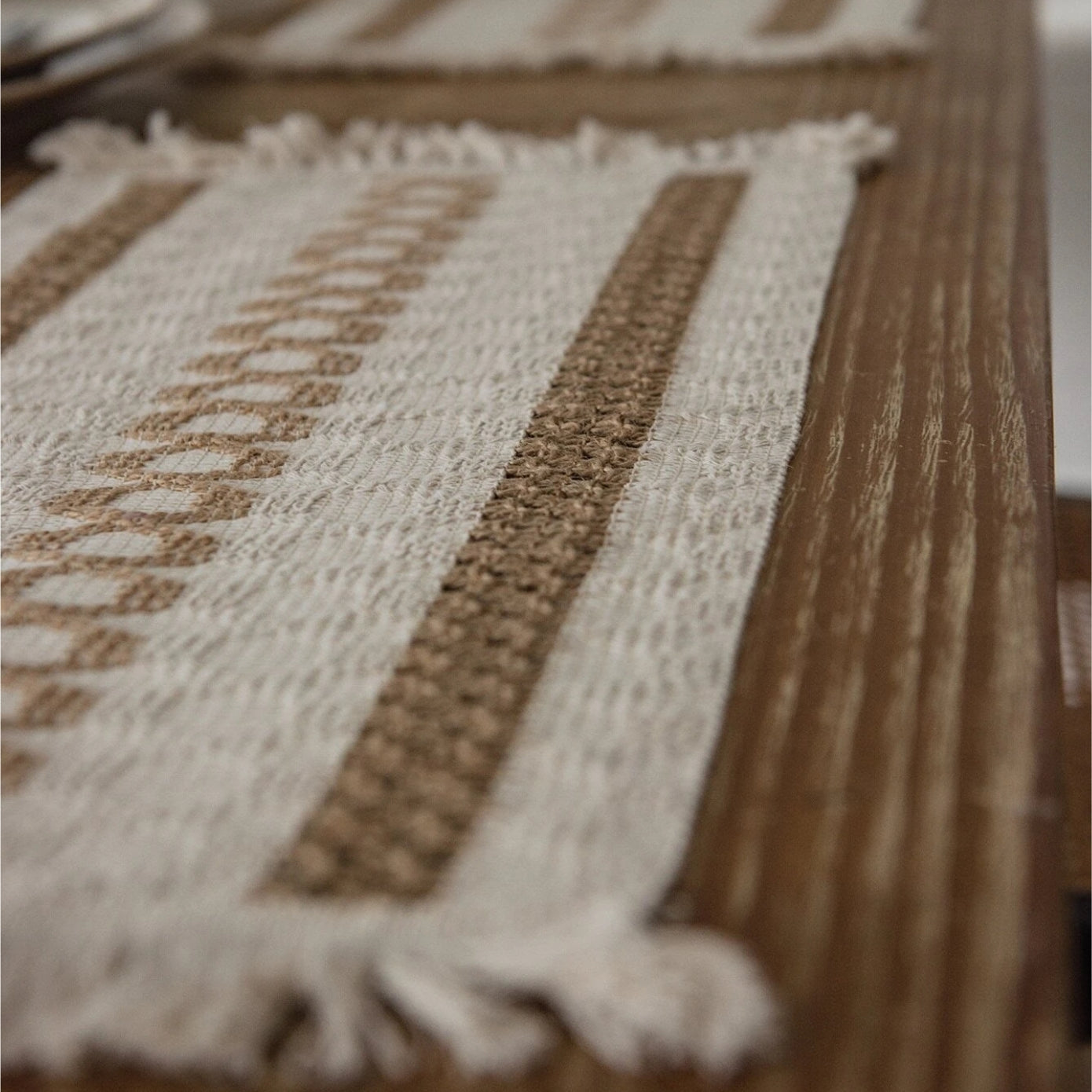 Coaster en corde de chanvre - Ensemble de 4