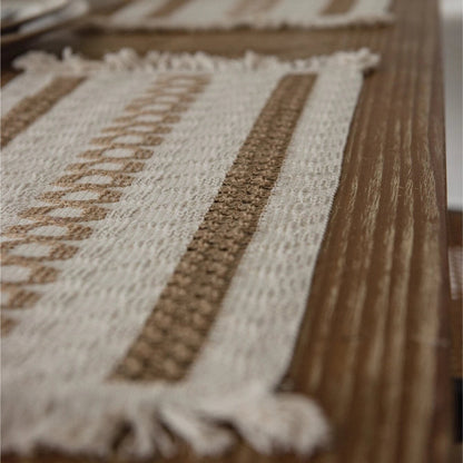 Coaster en corde de chanvre - Ensemble de 4