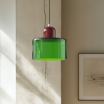 Floroux Glass Suspension | Creative Bauhaus Design | Colorful Accents | Atmospheric Lighting for Dining Room & Living Room
