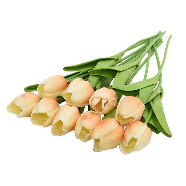 Faux tulipes artificielles 10 pièces