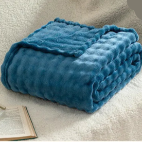 Floroux - Buubbles Douce Douillette Légère Couverture en Flanelle