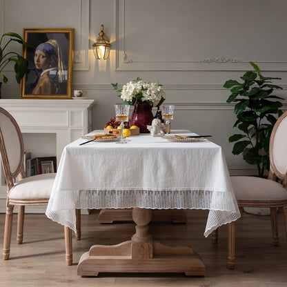 Belle nappe en dentelle solide pluie de météorites