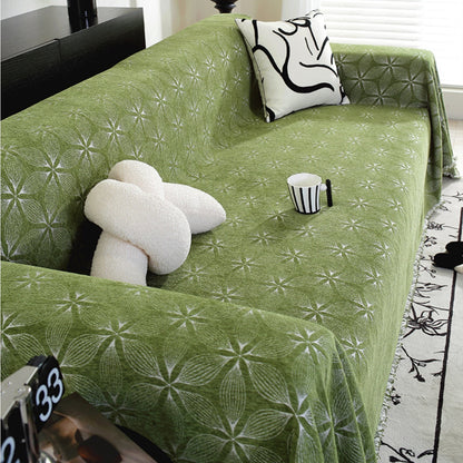 Couverture de canapé en chenille confortable