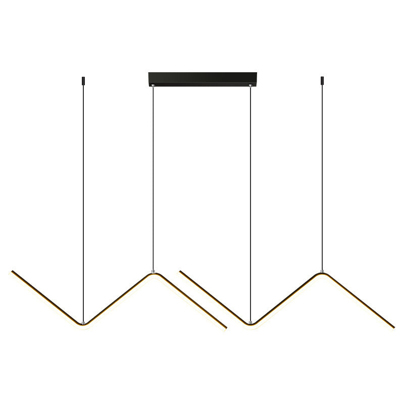 Floroux - Lustre impressionnant à rayures pour votre maison