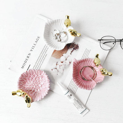 Assiette céramique Floroux Bird