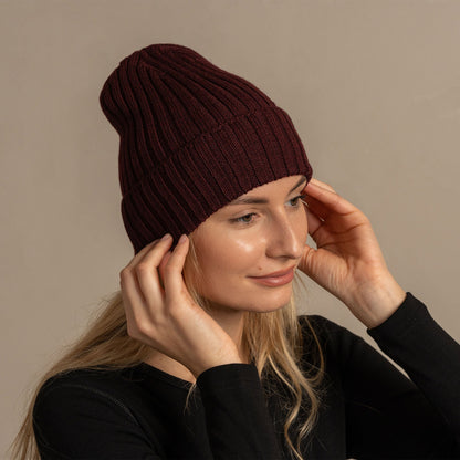 CozyMerino Bonnet - Luxe Bonnet en Merino pour Femmes