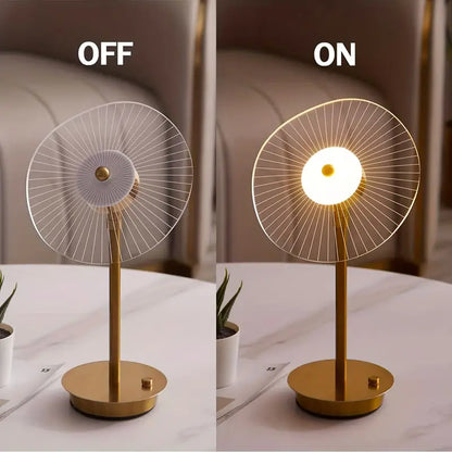 Floroux - Lampe de table LED moderne pour une atmosphère chaleureuse et accueillante