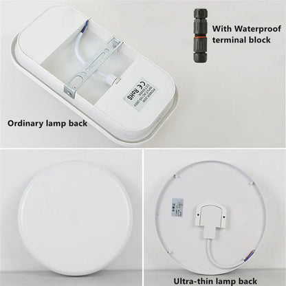 Floroux - Lampe de plafond résistante à l'humidité