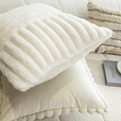 Couvre-oreiller en velours moderne tufté