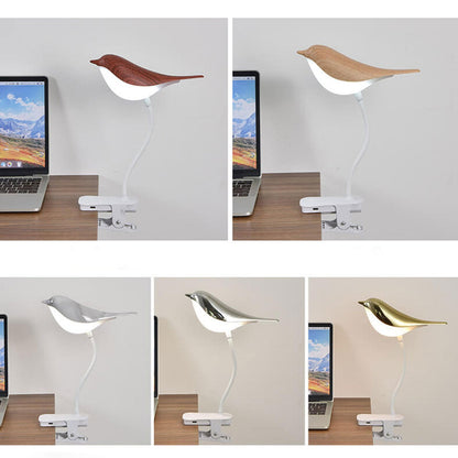 Floroux LED Table Lamp Nordic | USB Charge | Night Light with Bird Clip | Modern Design