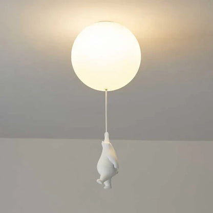 Lampe de plafond pour enfants avec ours et ballon - CloudBear