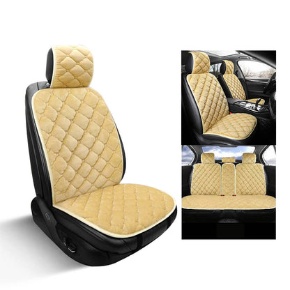 Coussin de sièges de voiture en peluche luxueuse et épaisse chaud