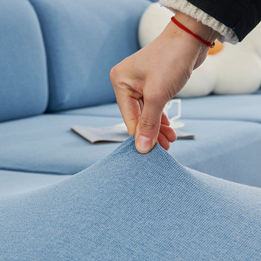 Couverture de coussin élastique en fil de boucle