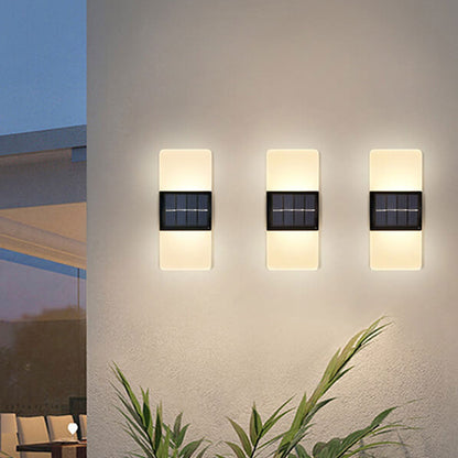 Floroux Lampe Murale Solaire LED | Résistante aux Intempéries | Éclairage Extérieur Alimenté par Solaire | Décor de Jardin & Terrasses