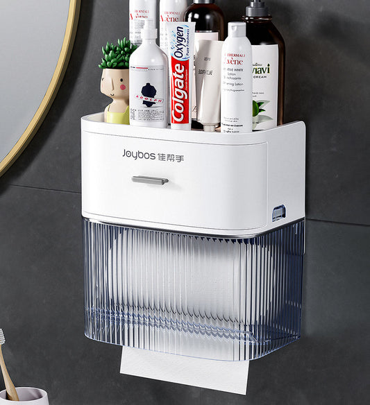 SmartStore - Luxe Porte-papier toilette avec espace de rangement