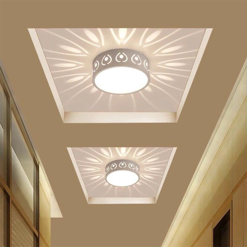 Floroux - Plafond LED moderne et élégante pour l'entrée, le couloir et le balcon