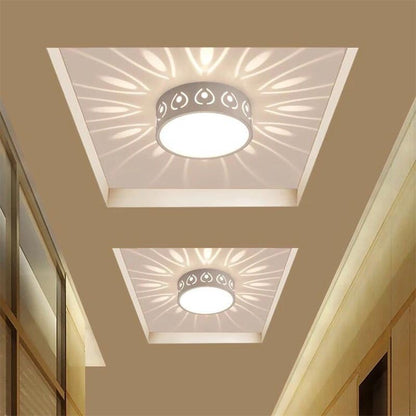 Floroux - Plafond LED moderne et élégante pour l'entrée, le couloir et le balcon