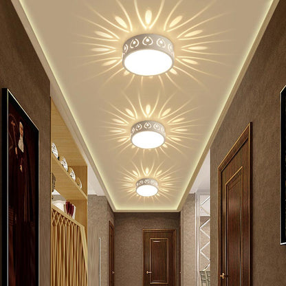 Floroux - Plafond LED moderne et élégante pour l'entrée, le couloir et le balcon