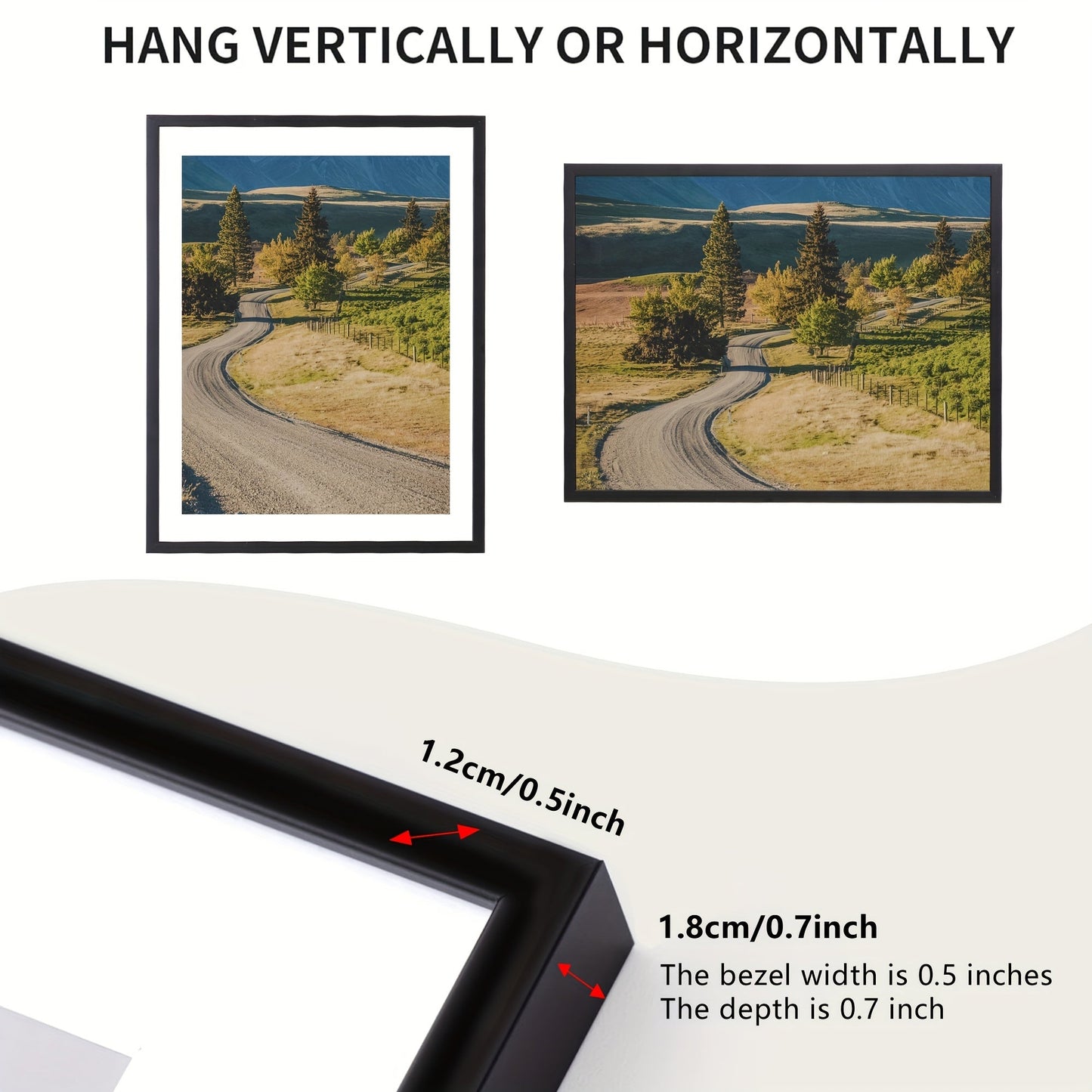 ClassicFrame – Cadre Photo Élégant pour Photos Grand Format