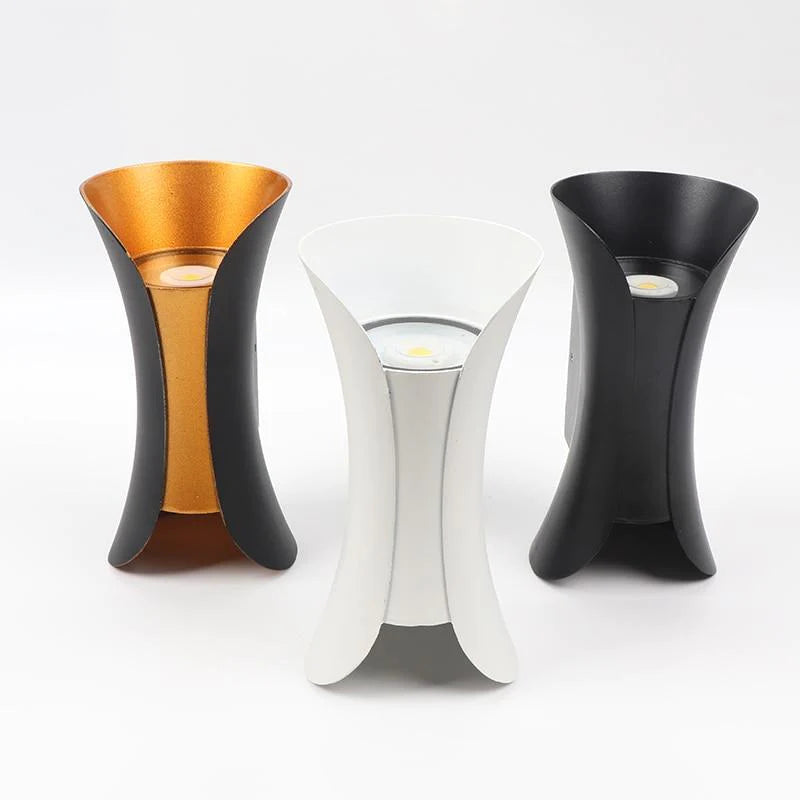 Floroux - Appliqué LED étanche pour les espaces extérieurs et intérieurs