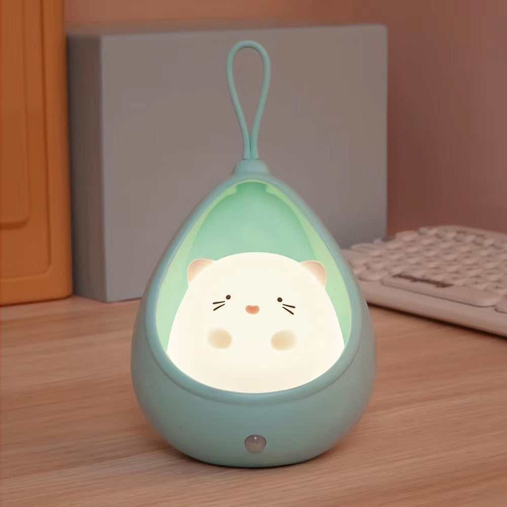 BunnyGlow - Lampe de nuit pour animaux rechargeable avec capteur