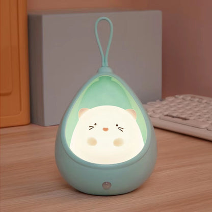 BunnyGlow - Lampe de nuit pour animaux rechargeable avec capteur