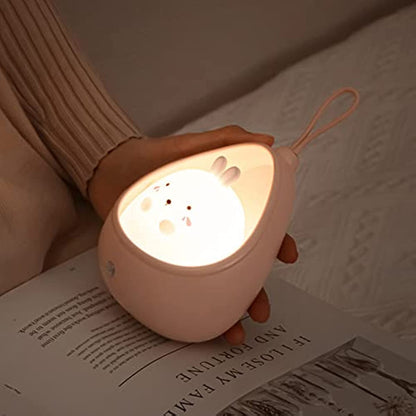 BunnyGlow - Lampe de nuit pour animaux rechargeable avec capteur
