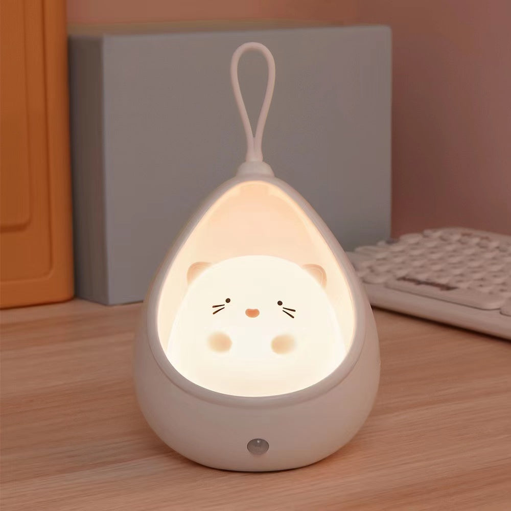 BunnyGlow - Lampe de nuit pour animaux rechargeable avec capteur