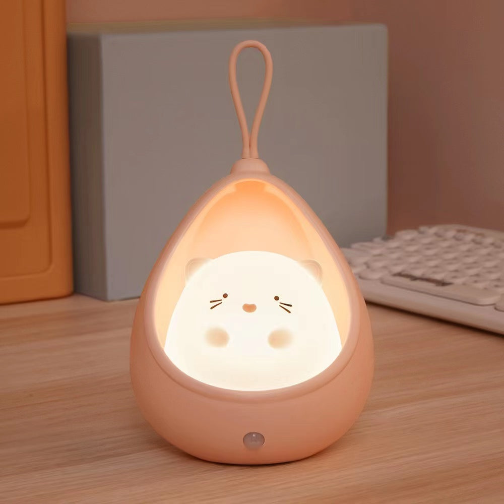 BunnyGlow - Lampe de nuit animale rechargeable avec capteur