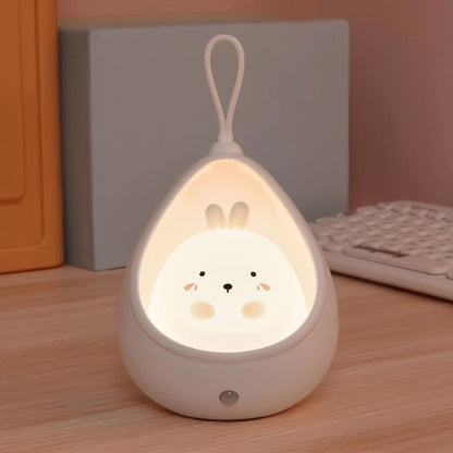 BunnyGlow - Lampe de nuit animale rechargeable avec capteur