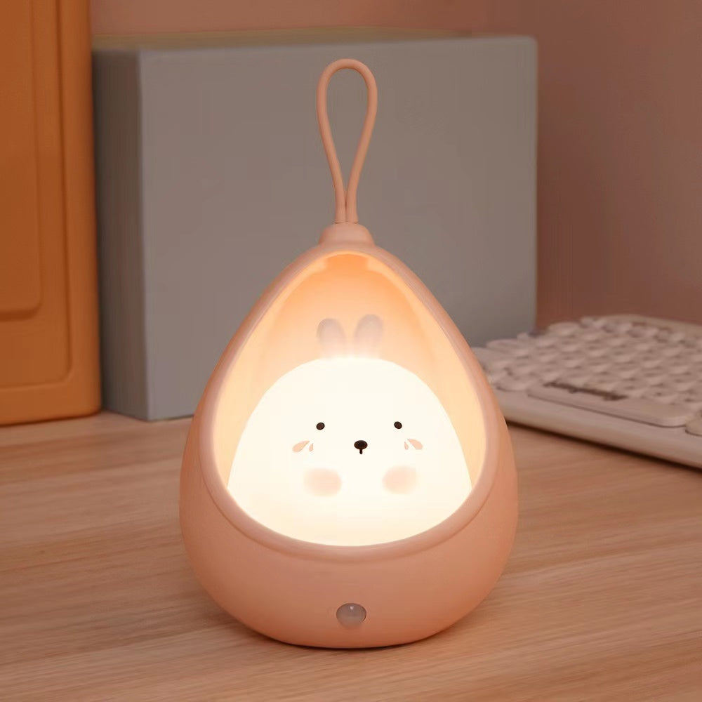 BunnyGlow - Lampe de nuit pour animaux rechargeable avec capteur