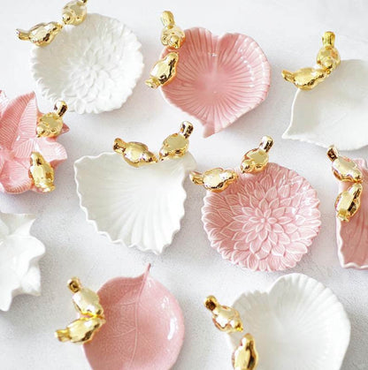 Assiette céramique Floroux Bird