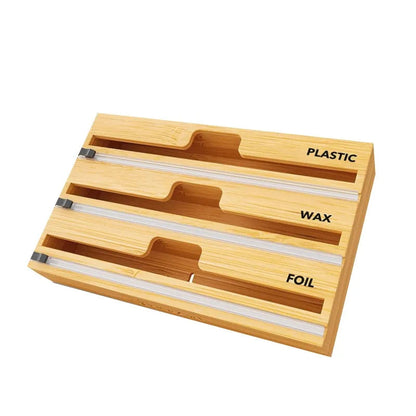Distributeur de film alimentaire en bambou écologique