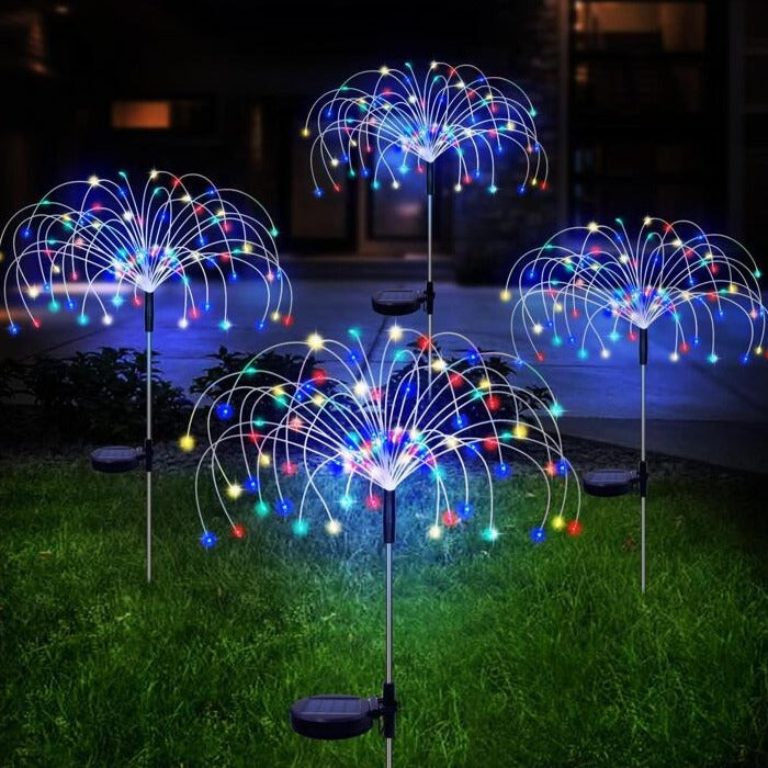 Floroux – Lumières de feu d'artifice solaire pour une vue extérieure époustouflante