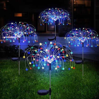 Floroux – Lumières de feu d'artifice solaire pour une vue extérieure époustouflante