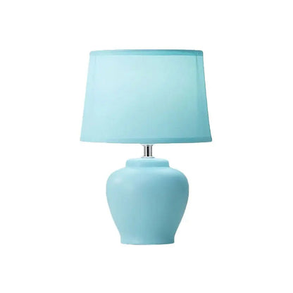 LumiNord - Lampe de Chevet Nordic Tissée avec Base en Céramique