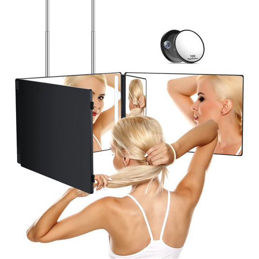 GlowMirror – Miroir LED portable 3 voies