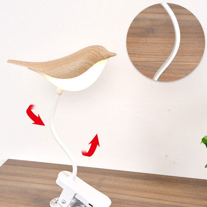Floroux LED Table Lamp Nordic | USB Charge | Night Light with Bird Clip | Modern Design