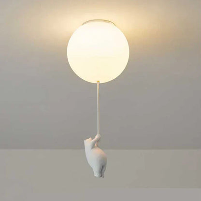 Lampe de plafond pour enfants avec ours et ballon - CloudBear