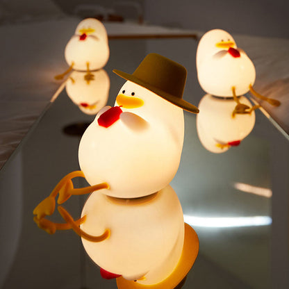 Lampe de nuit LED en silicone Duck