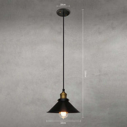 Floroux conical pendant in brass | Modern design | Dining room & Kitchen | Elegant atmosphere