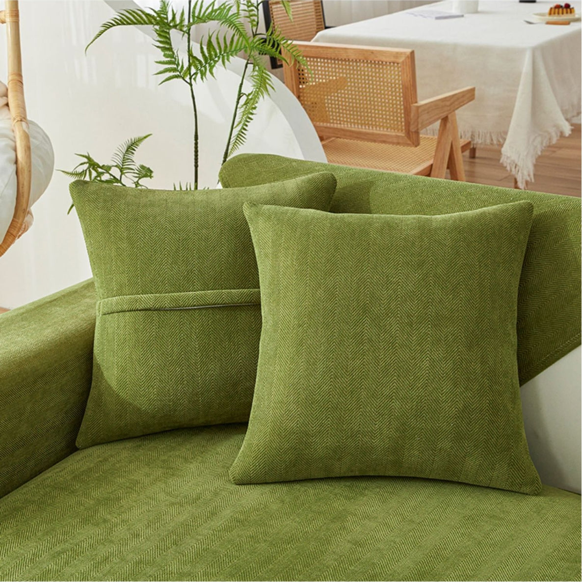 Coussin de canapé antidérapant Herringbone Housse de canapé