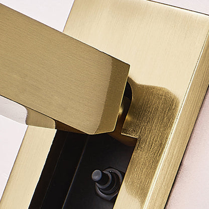 Floroux Applique Murale LED Minimaliste | Design Rectangulaire en Aluminium | Avec Interrupteur et Option USB