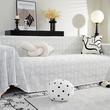 Couverture de canapé en chenille confortable