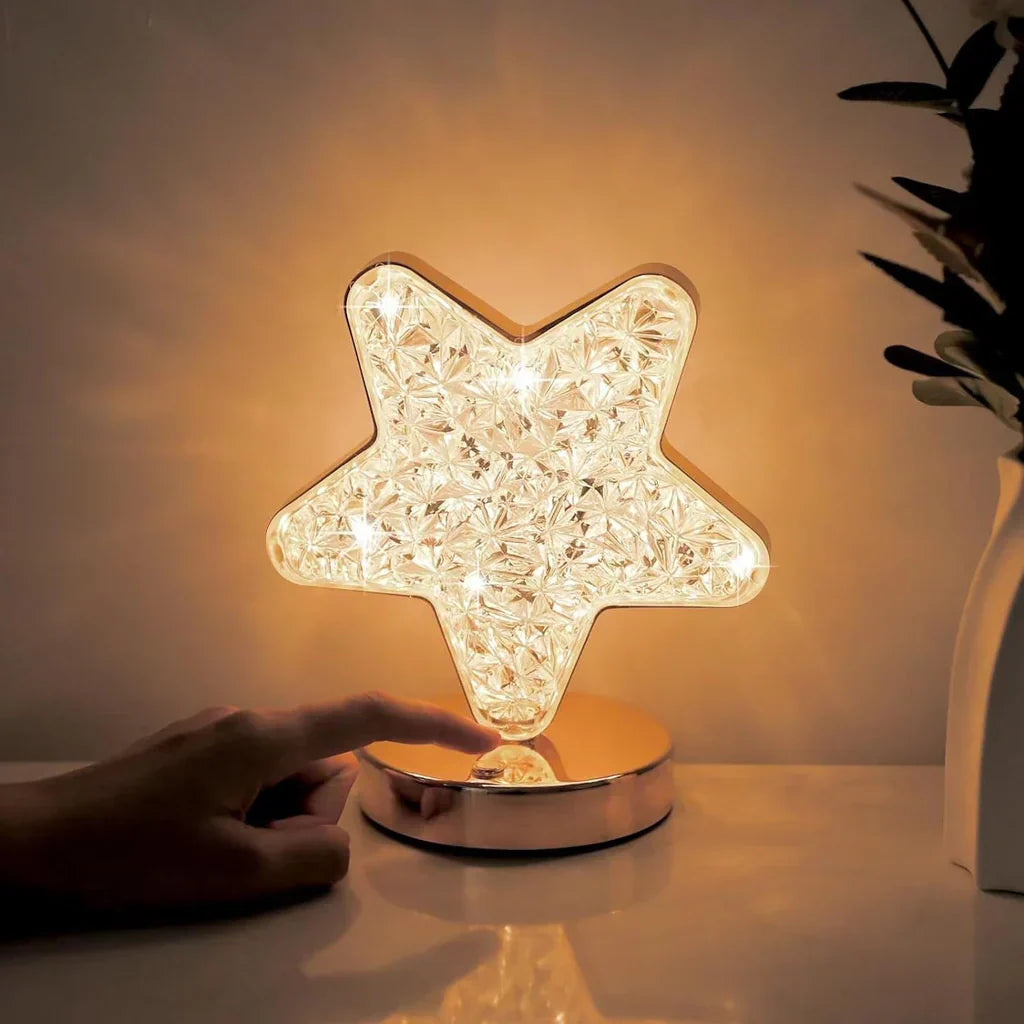 Celestia - Lamp de table en cristal dimmable enchanteur