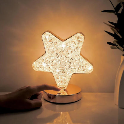 Celestia - Lamp de table en cristal dimmable enchanteur
