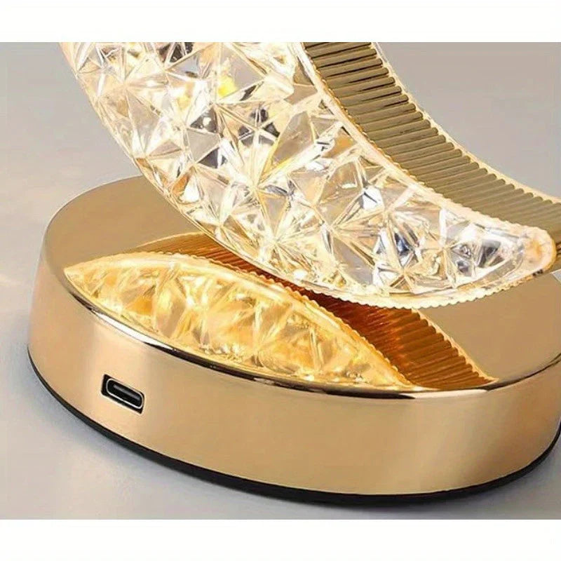 Celestia - Lamp de table en cristal dimmable enchanteur