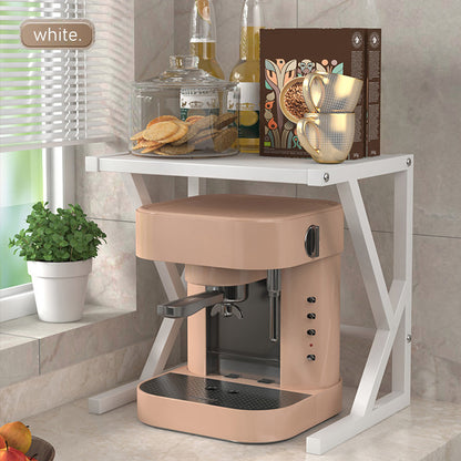 Floroux | Étagère de rangement à micro-ondes à double couche pour le plan de travail de la cuisine
