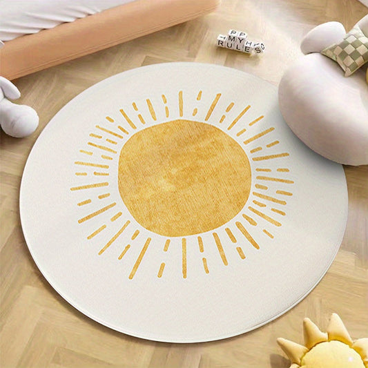 Floroux Charme Tapis de Salon | SnuggleRug avec Fond Antidérapant