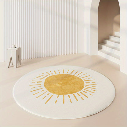 Floroux Charme Tapis de Salon | SnuggleRug avec Fond Antidérapant